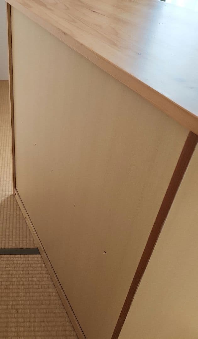 無印良品　パイン材　4段チェスト