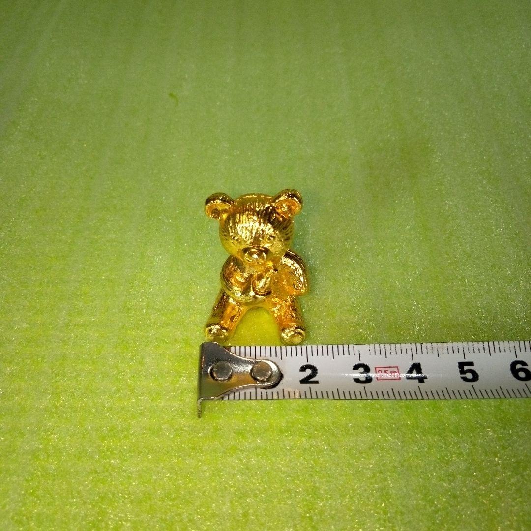金属製と思われるゴールドクマの置物　インテリア　オブジェ　ディスプレイ　レア