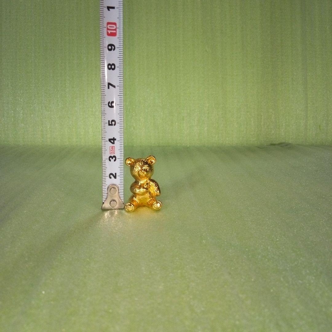金属製と思われるゴールドクマの置物　インテリア　オブジェ　ディスプレイ　レア