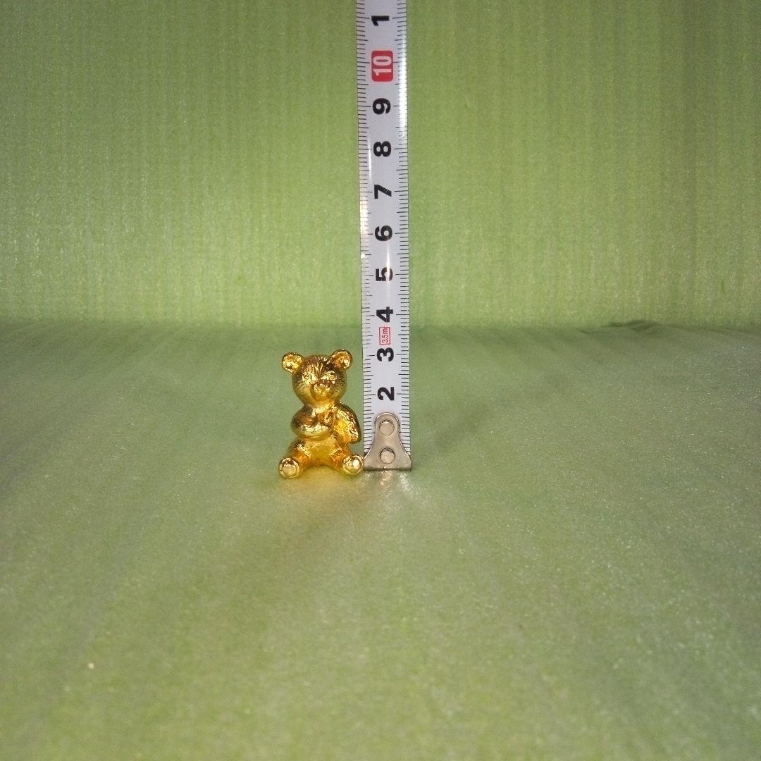 金属製と思われるゴールドクマの置物　インテリア　オブジェ　ディスプレイ　レア