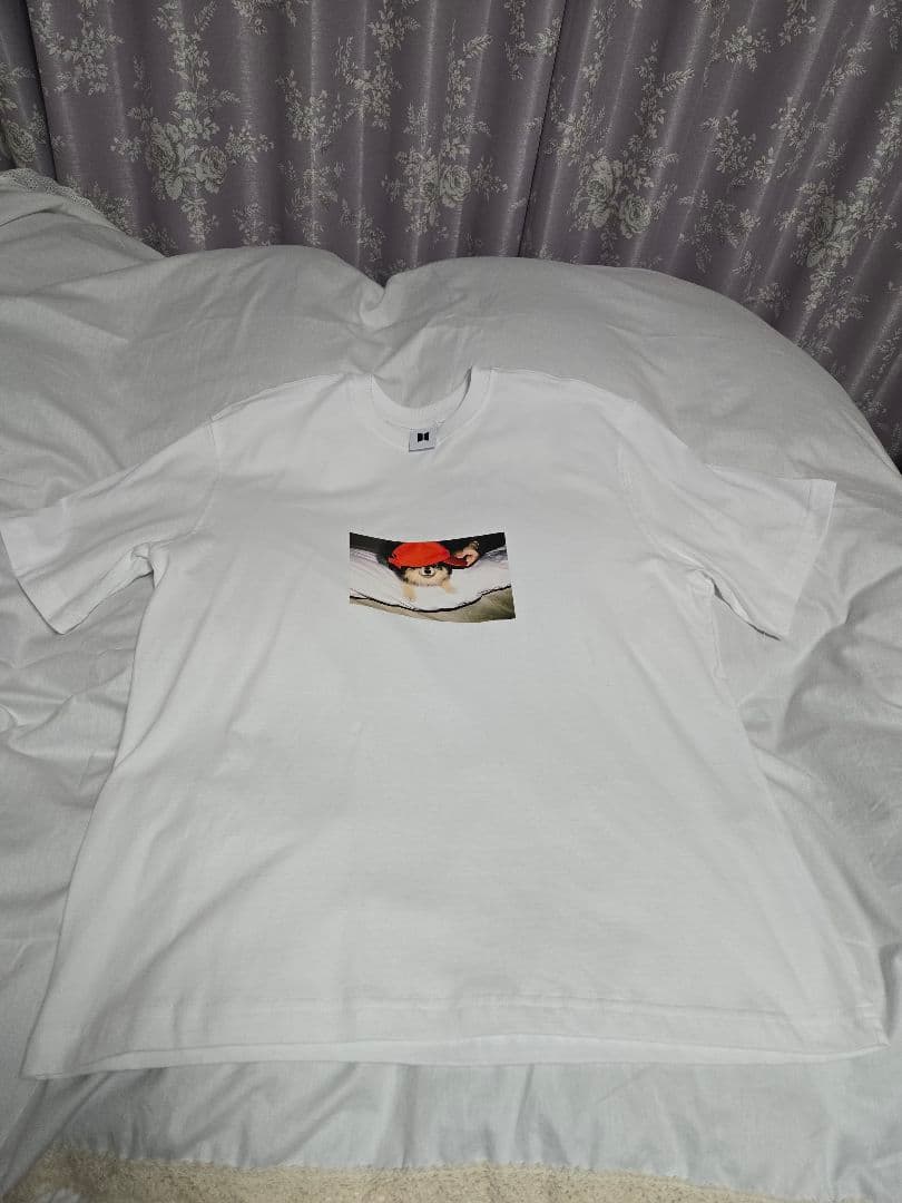 BTS テテ ホワイトTシャツ Mサイズ