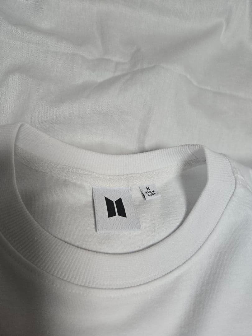 BTS テテ ホワイトTシャツ Mサイズ