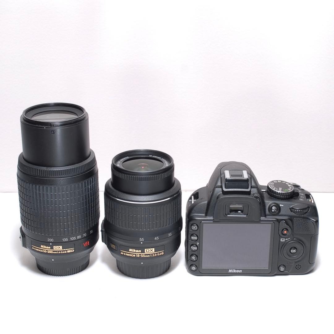 ✨スポーツ観戦におすすめ✨Nikon D3100✨ ダブルレンズ✨望遠レンズ