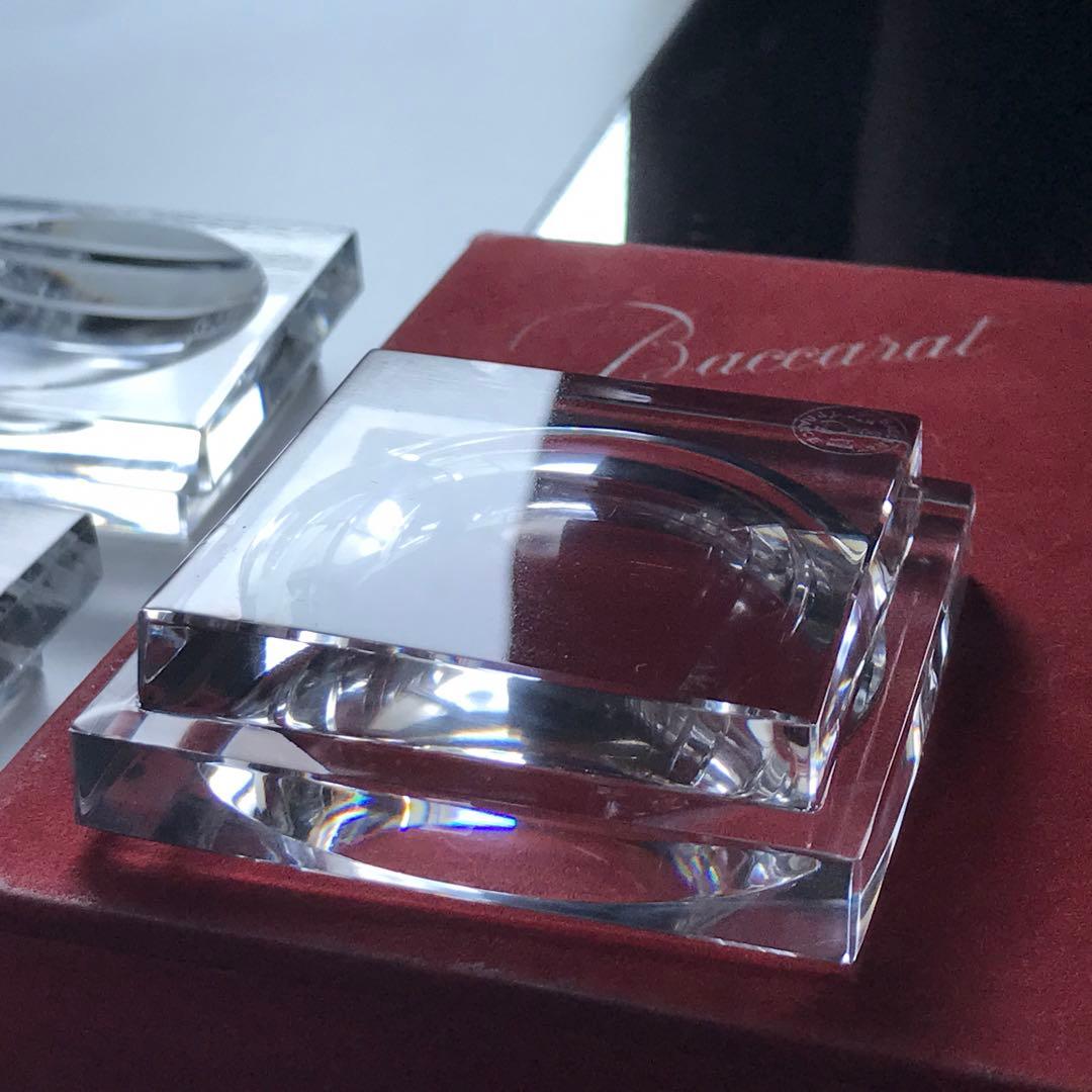 オールドバカラBaccaratバターディッシュ4枚 キャビア載せ 専用箱付き