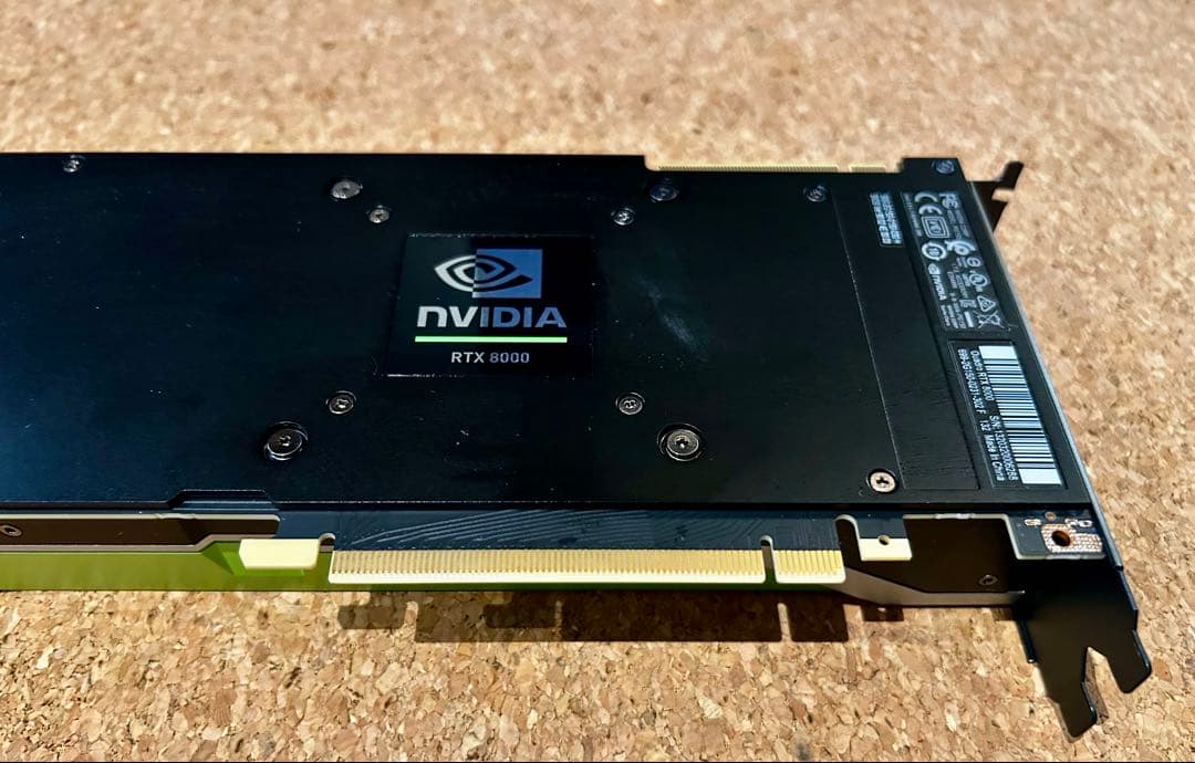 グラフィックボード・グラボ・ビデオカード NVIDIA Quadro RTX8000 Passive 48GB