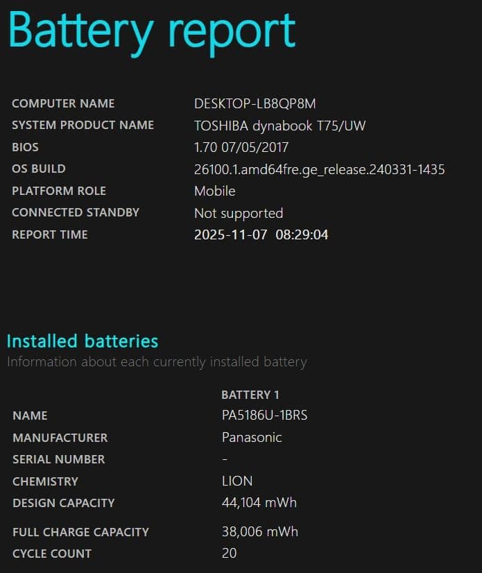 Dynabook T75◆Core i7-6500U/256G/8G/ブルーレイ