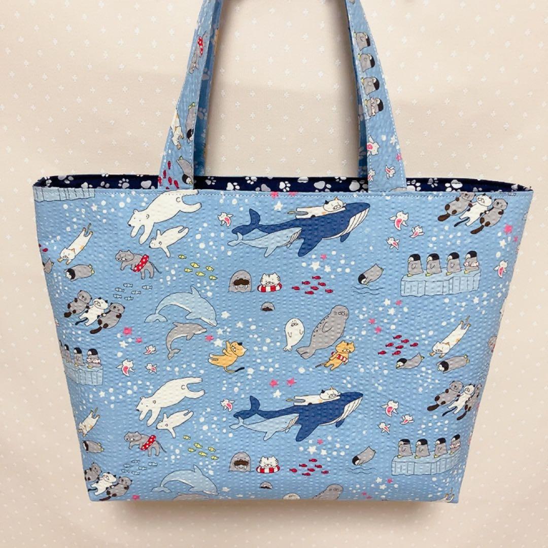 チャッピー。 トートバッグ ゆめかわ猫 生地