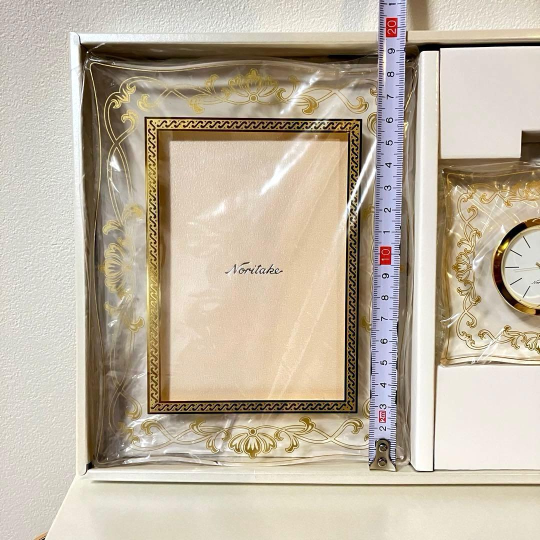 ノリタケ　置時計／フォトフレーム