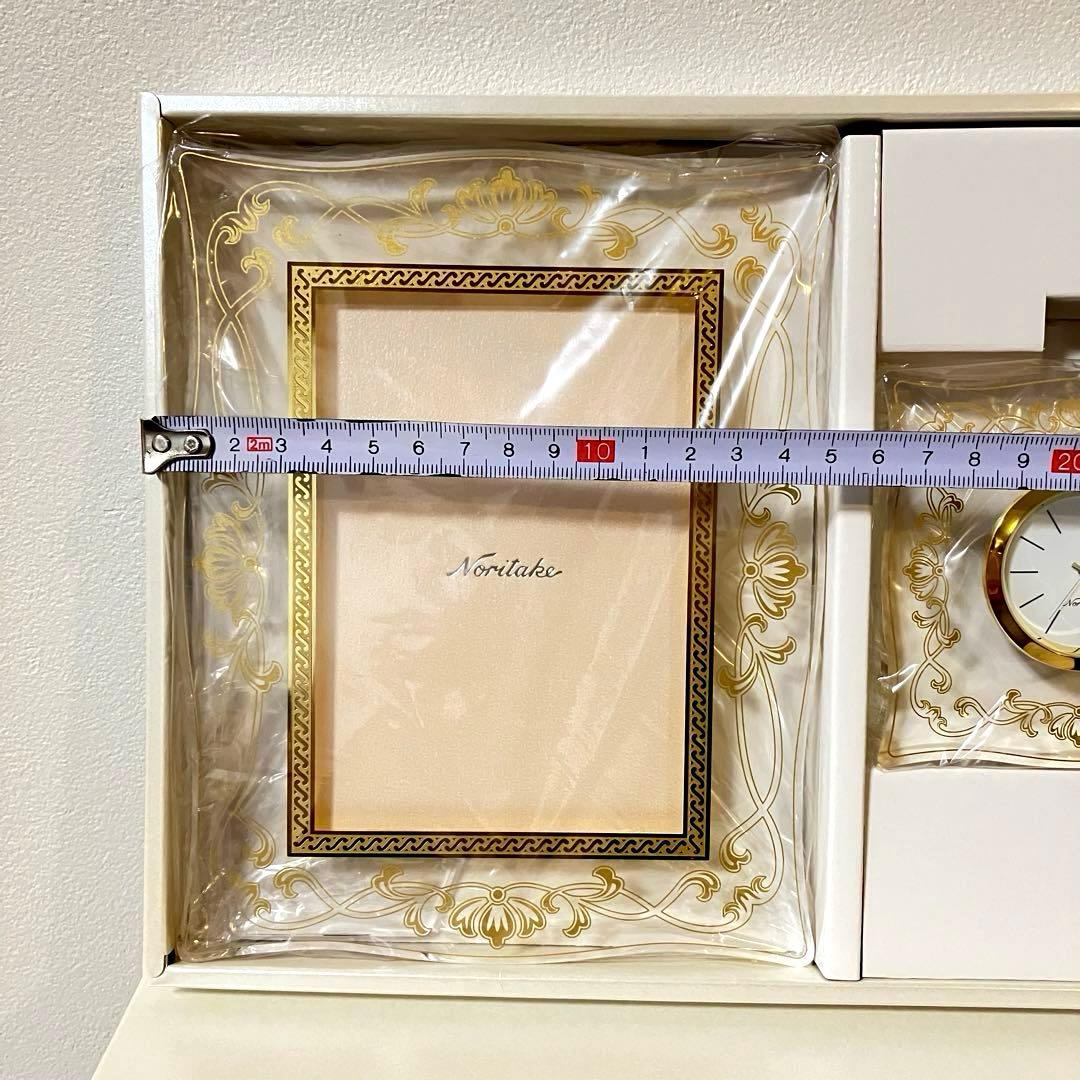 ノリタケ　置時計／フォトフレーム