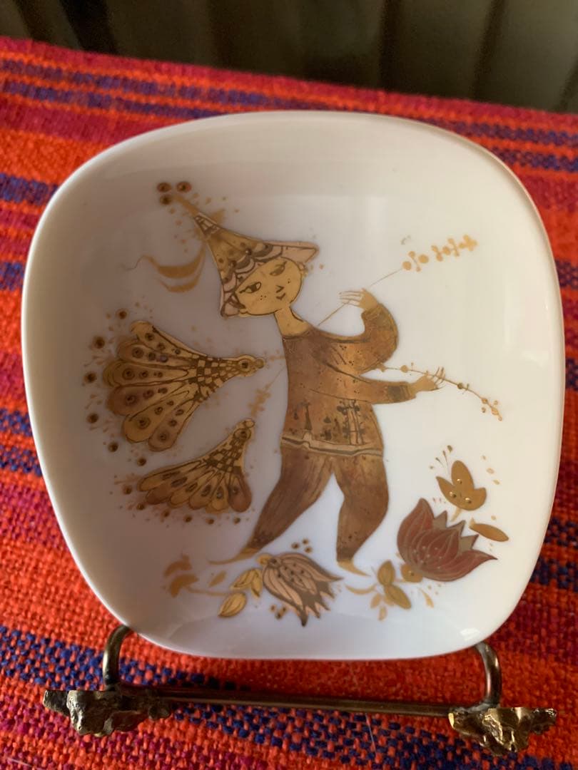 ビヨンヴィンブラッド　特価レアビンテージ・ローゼンタール白磁金彩蓋物小皿セット！