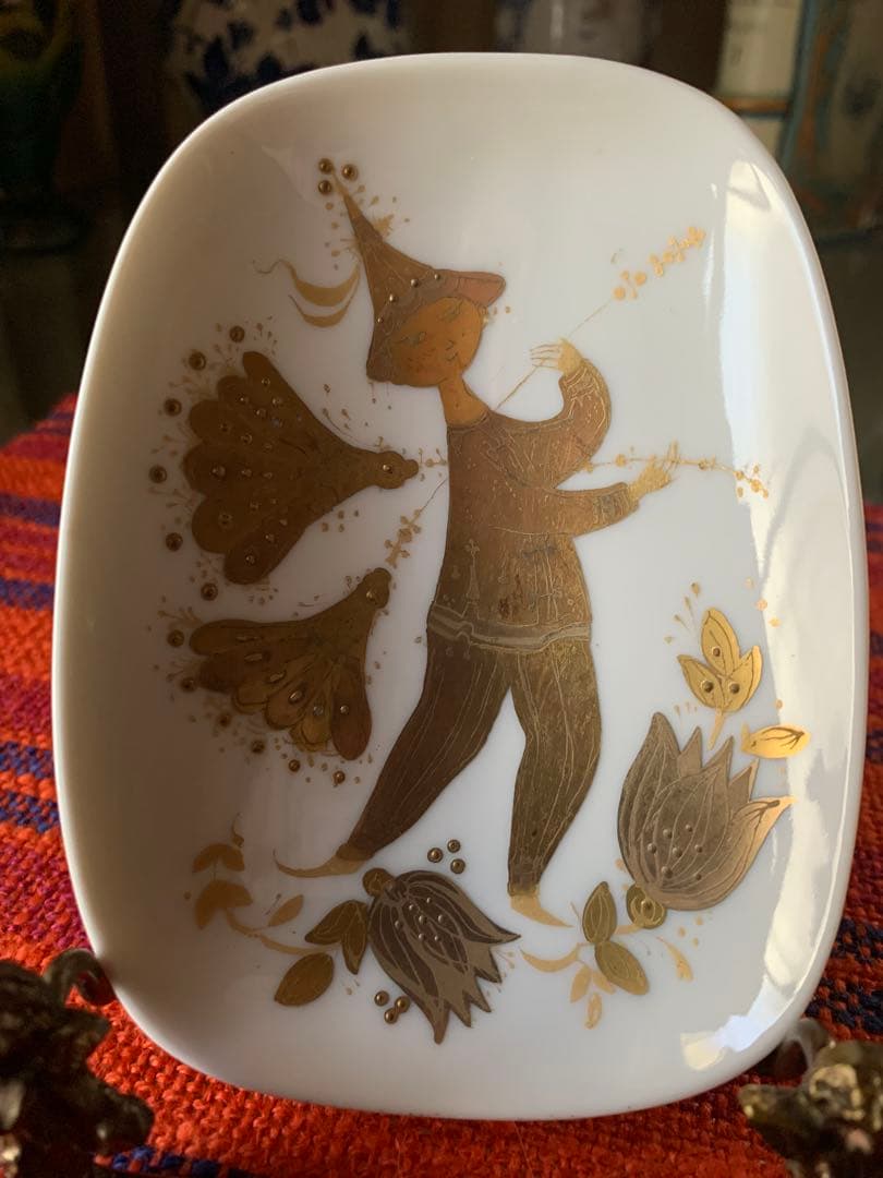 ビヨンヴィンブラッド　特価レアビンテージ・ローゼンタール白磁金彩蓋物小皿セット！