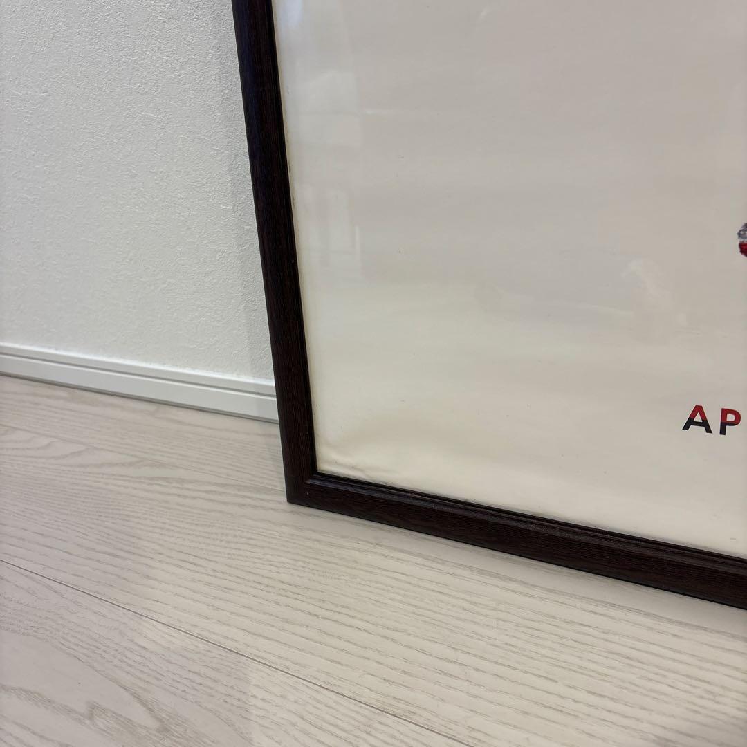 APPLEBUM A1サイズポスター　バスケットボール 木製額付き