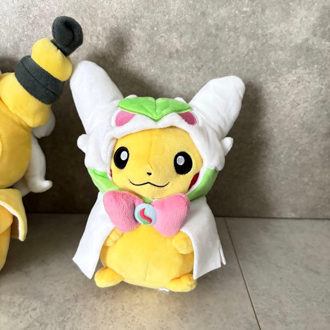 希少 激レア ピカチュウポンチョ メガデンリュウ メガサーナイト ぬいぐるみ
