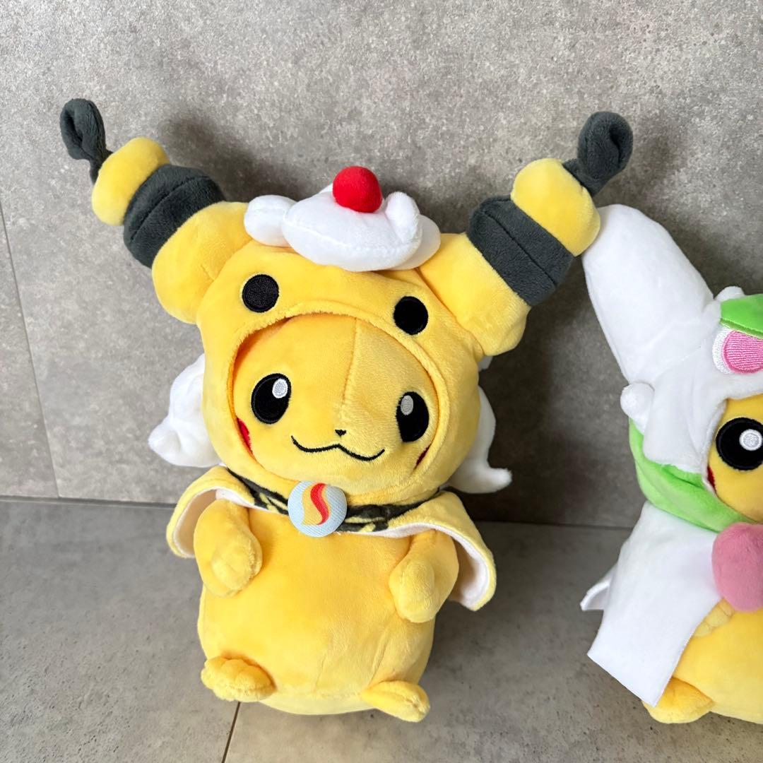 希少 激レア ピカチュウポンチョ メガデンリュウ メガサーナイト ぬいぐるみ