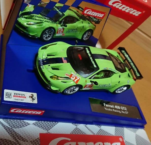 カレラ1/32フェラーリ458イタリアGT2 KROHN RACING 未使用品