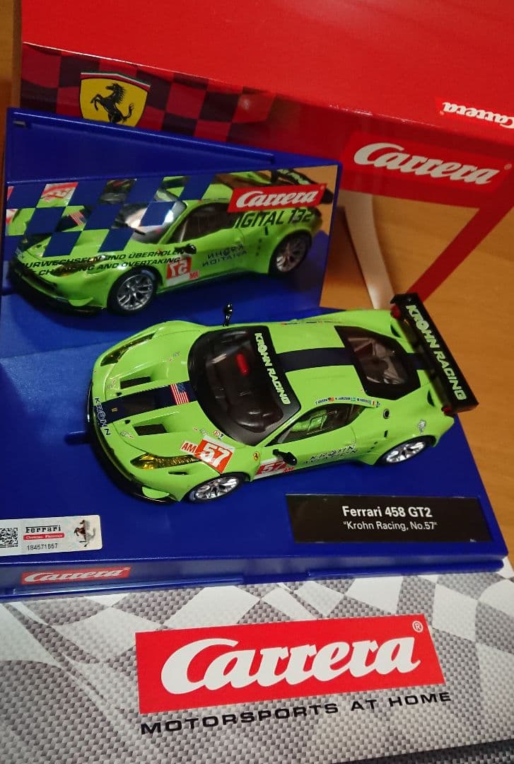 カレラ1/32フェラーリ458イタリアGT2 KROHN RACING 未使用品
