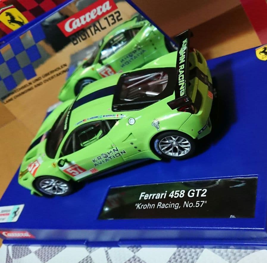 カレラ1/32フェラーリ458イタリアGT2 KROHN RACING 未使用品