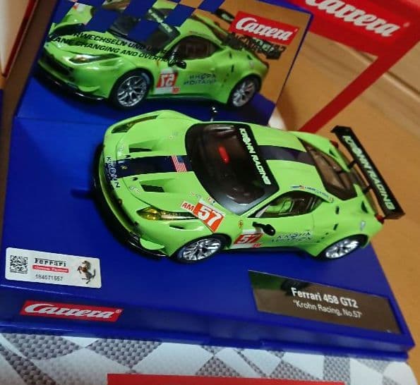 カレラ1/32フェラーリ458イタリアGT2 KROHN RACING 未使用品