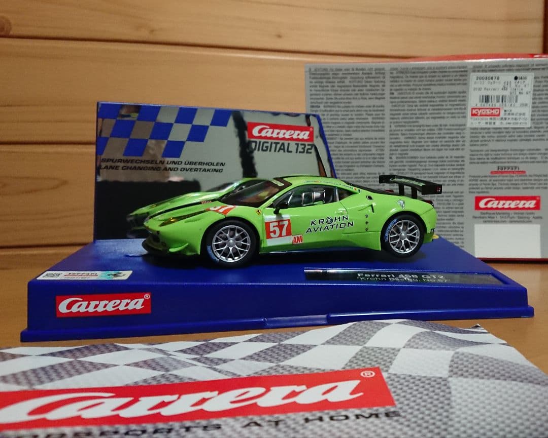 カレラ1/32フェラーリ458イタリアGT2 KROHN RACING 未使用品
