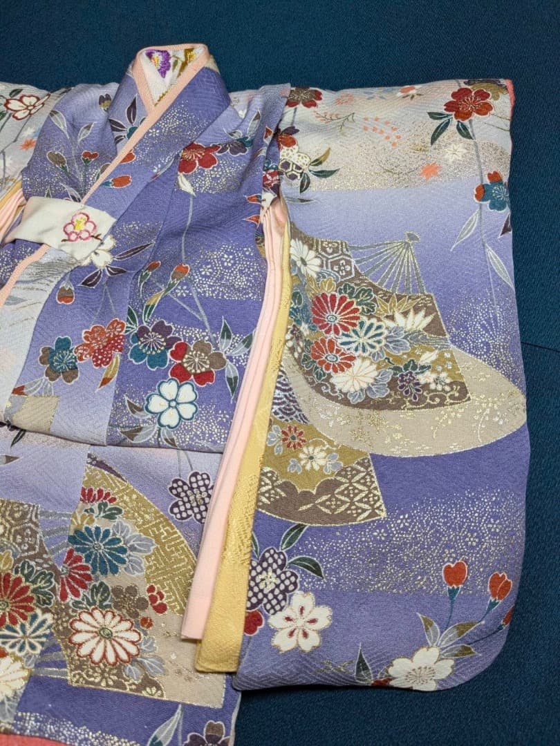 [静] 市松人形 10号サイズの着物と長襦袢のセット