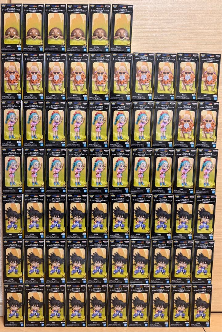 ドラゴンボール 少年期編1 ワールドコレクタブルフィギュア まとめ売り 66個