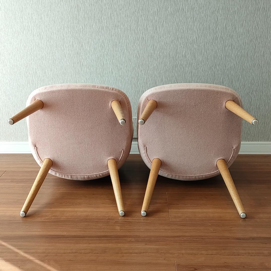 シャルロット・ビルトゲン　デザイナーズチェア　2脚セット　1脚定価7万