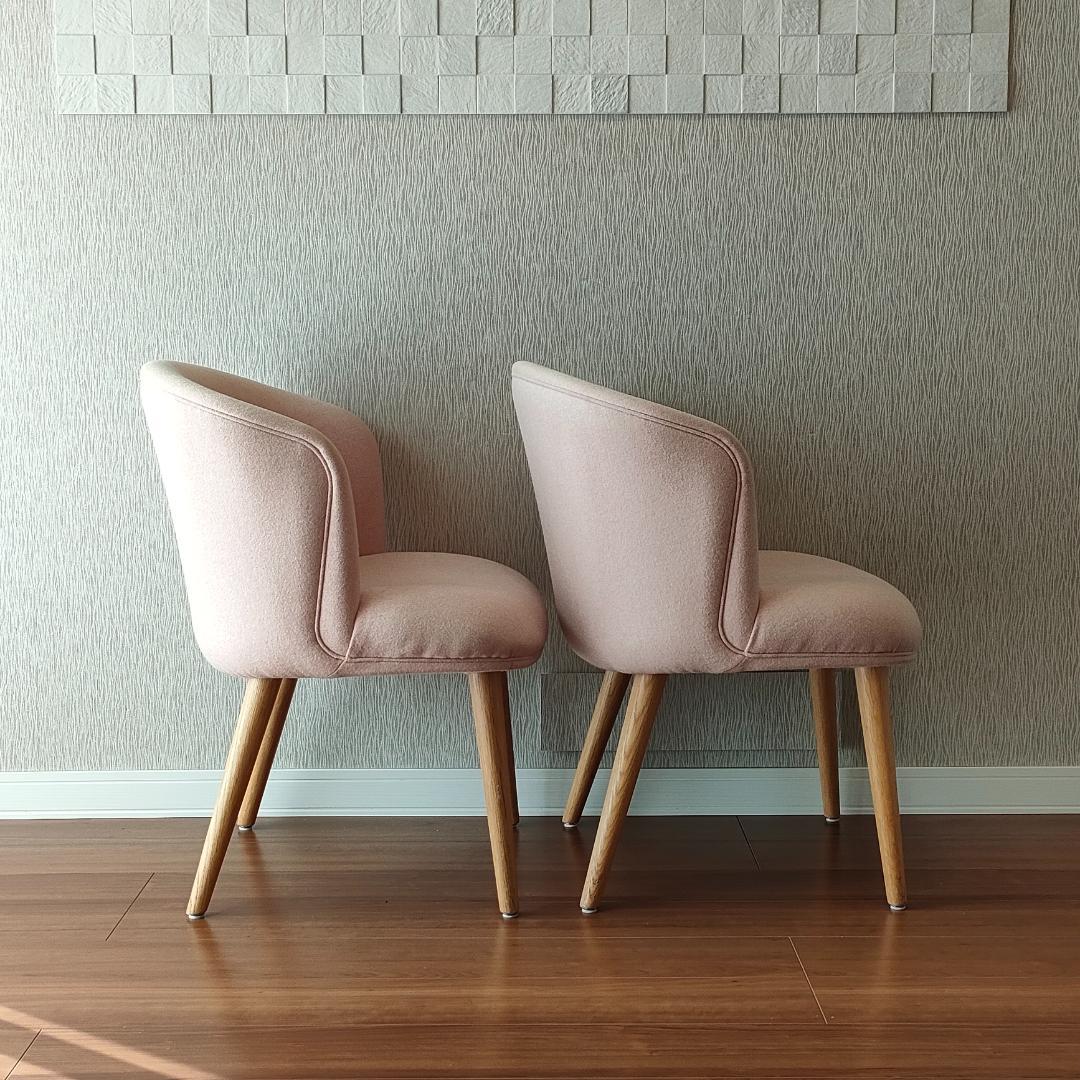 シャルロット・ビルトゲン　デザイナーズチェア　2脚セット　1脚定価7万