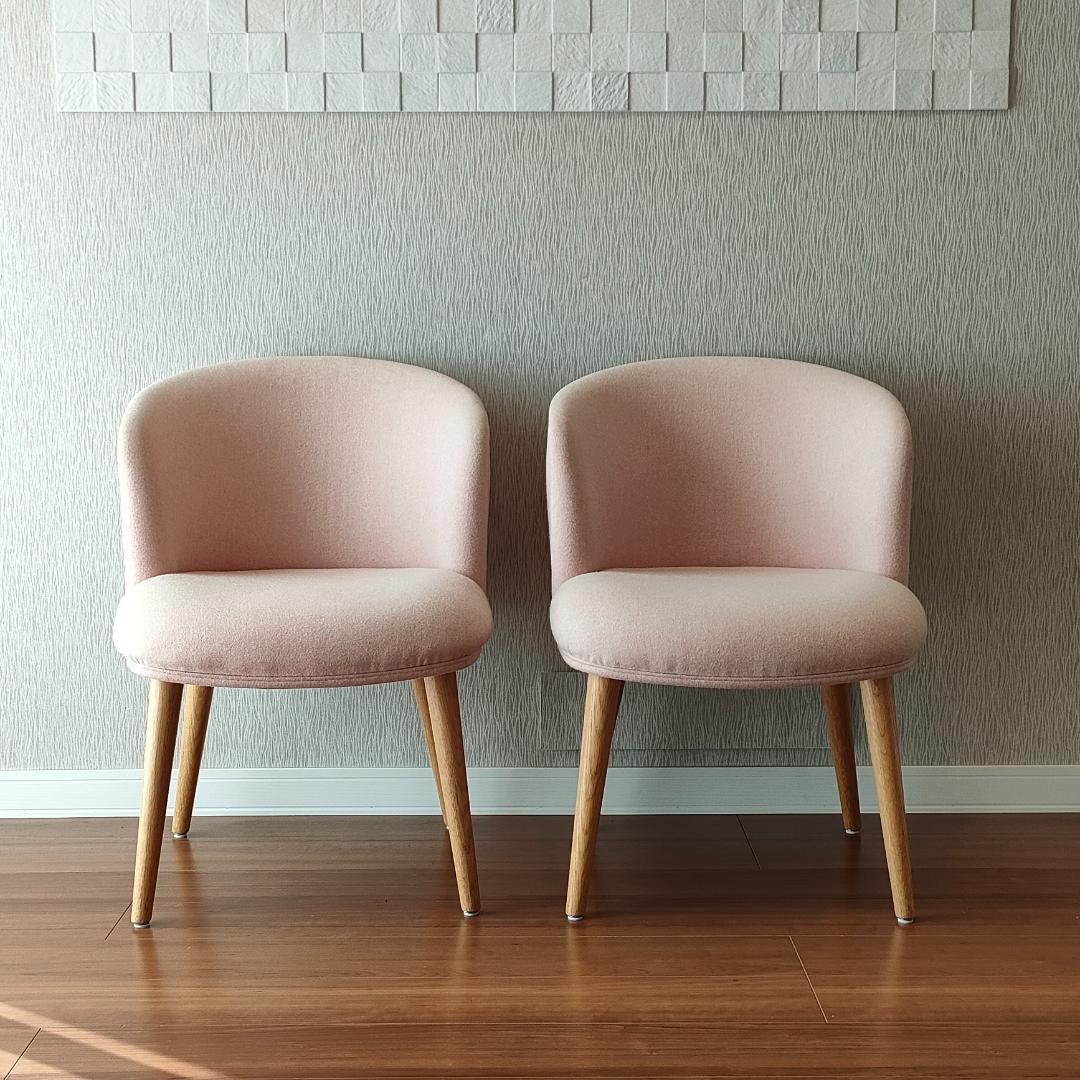 シャルロット・ビルトゲン　デザイナーズチェア　2脚セット　1脚定価7万