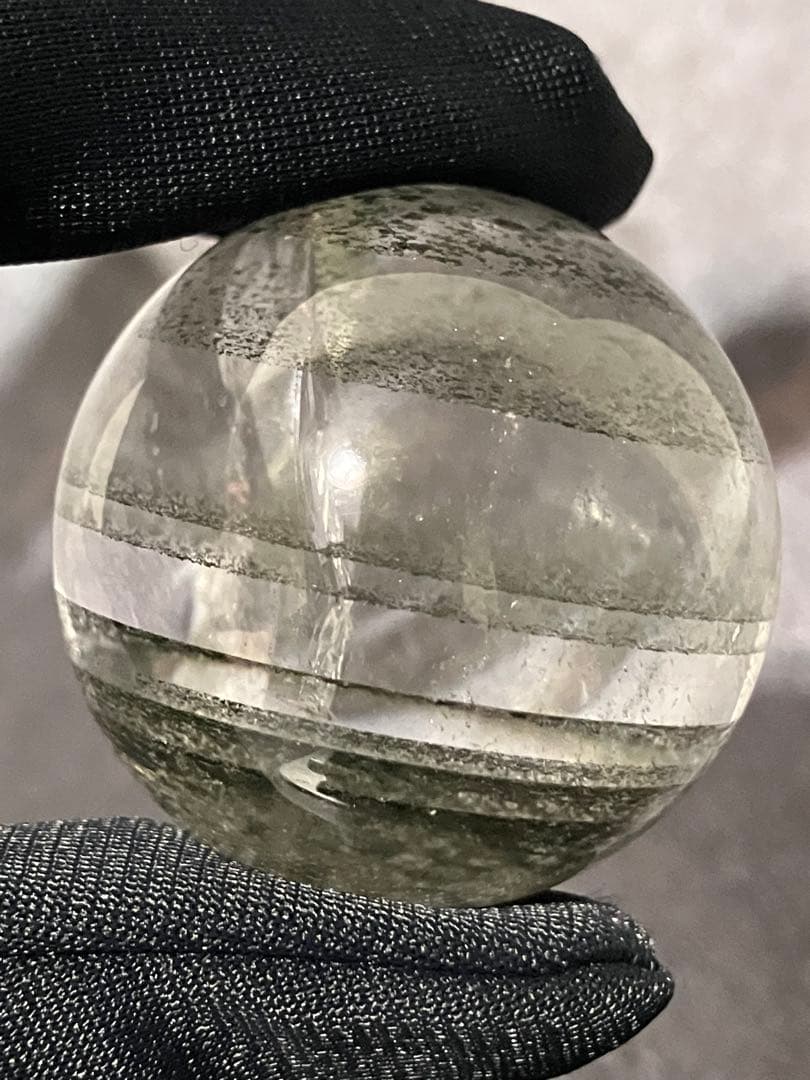 希少　高品質　千畳　グリーンガーデンクォーツ　スフィア