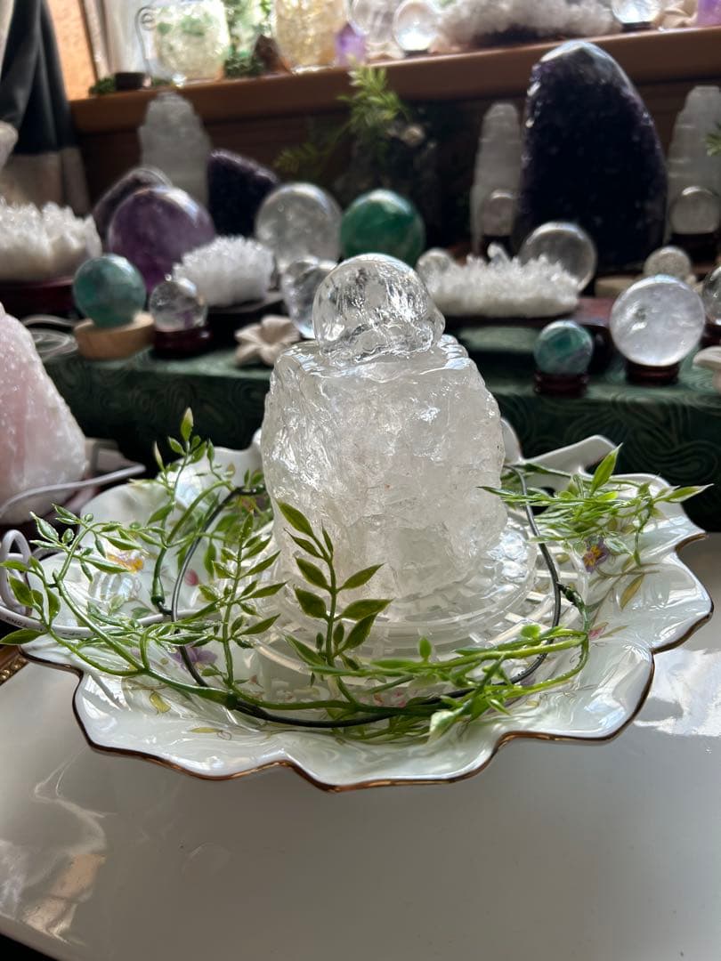 ✨破格✨絶品‼️水晶☆噴水☆天然石⭐︎ファウンテン☆秘蔵品⭐︎1046g