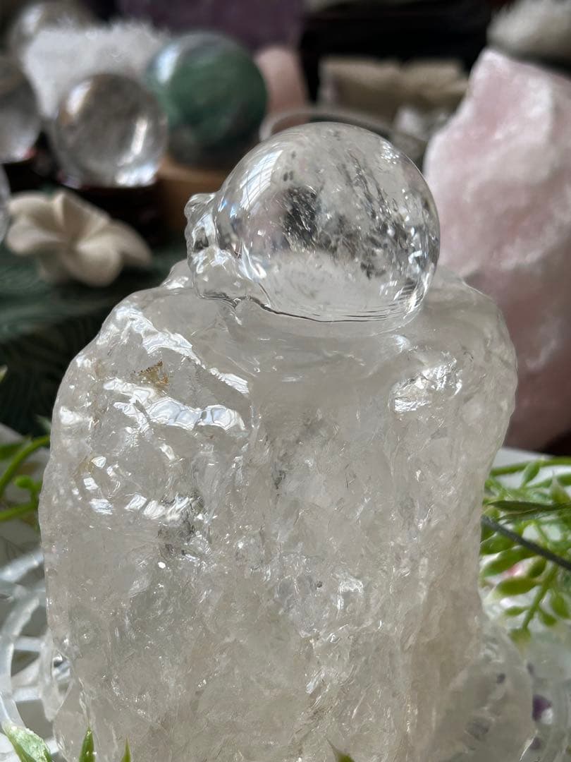 ✨破格✨絶品‼️水晶☆噴水☆天然石⭐︎ファウンテン☆秘蔵品⭐︎1046g