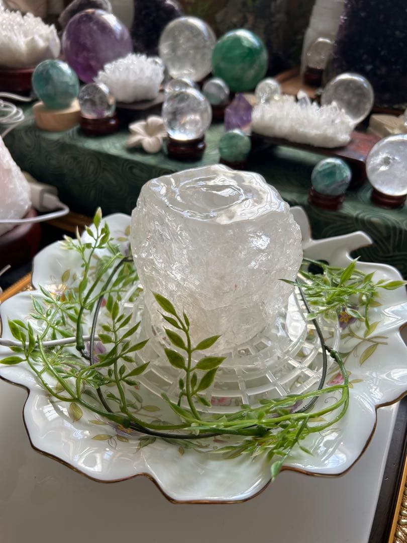 ✨破格✨絶品‼️水晶☆噴水☆天然石⭐︎ファウンテン☆秘蔵品⭐︎1046g