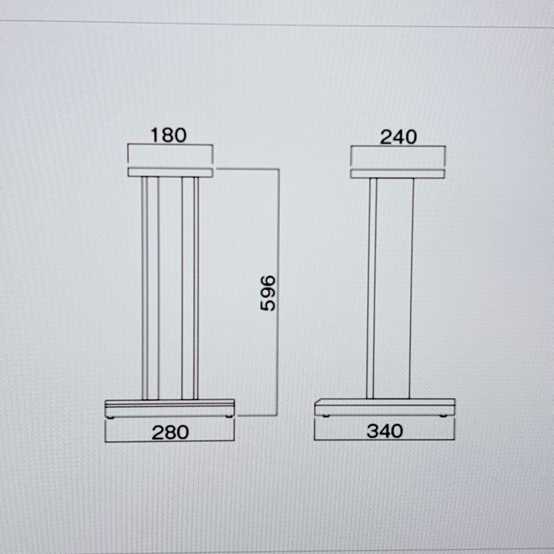 【美品】ハヤミ工産HAMILEX スピーカースタンド SB-525