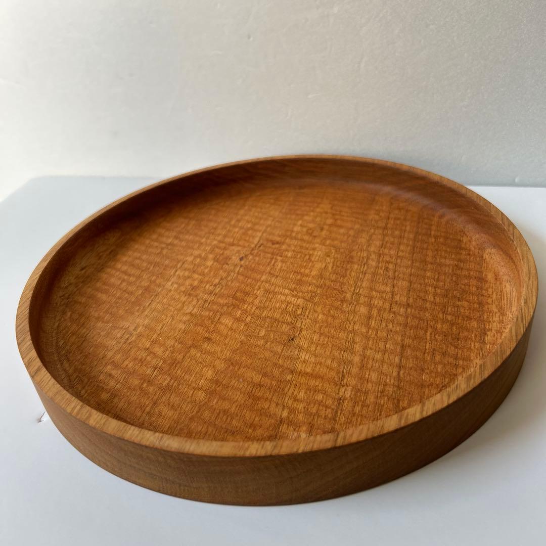 木工作家　堀宏治さん　丸盆24cm