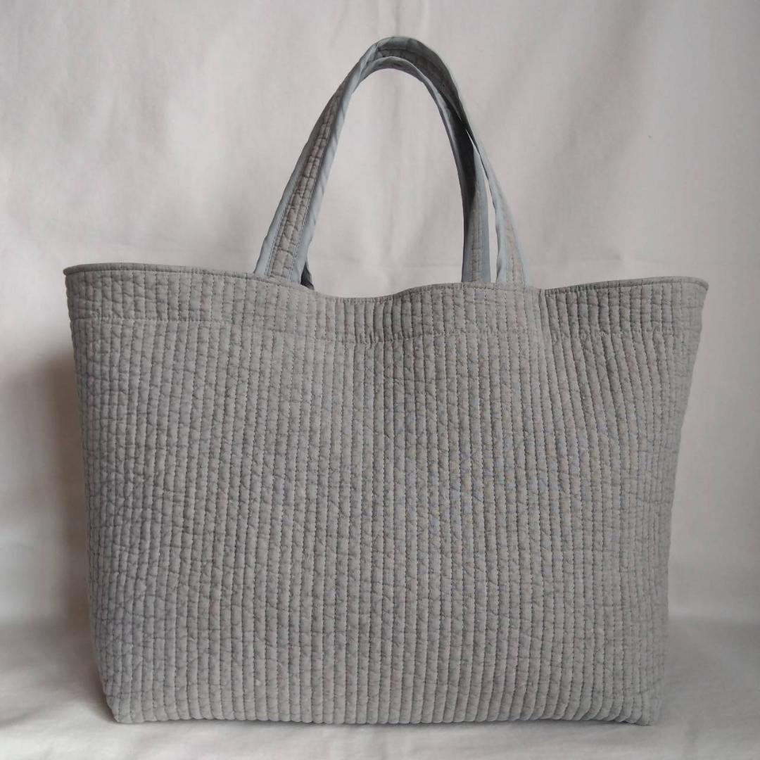 ☆トートバッグL☆ くすみピンク ヌビバッグ リスタート