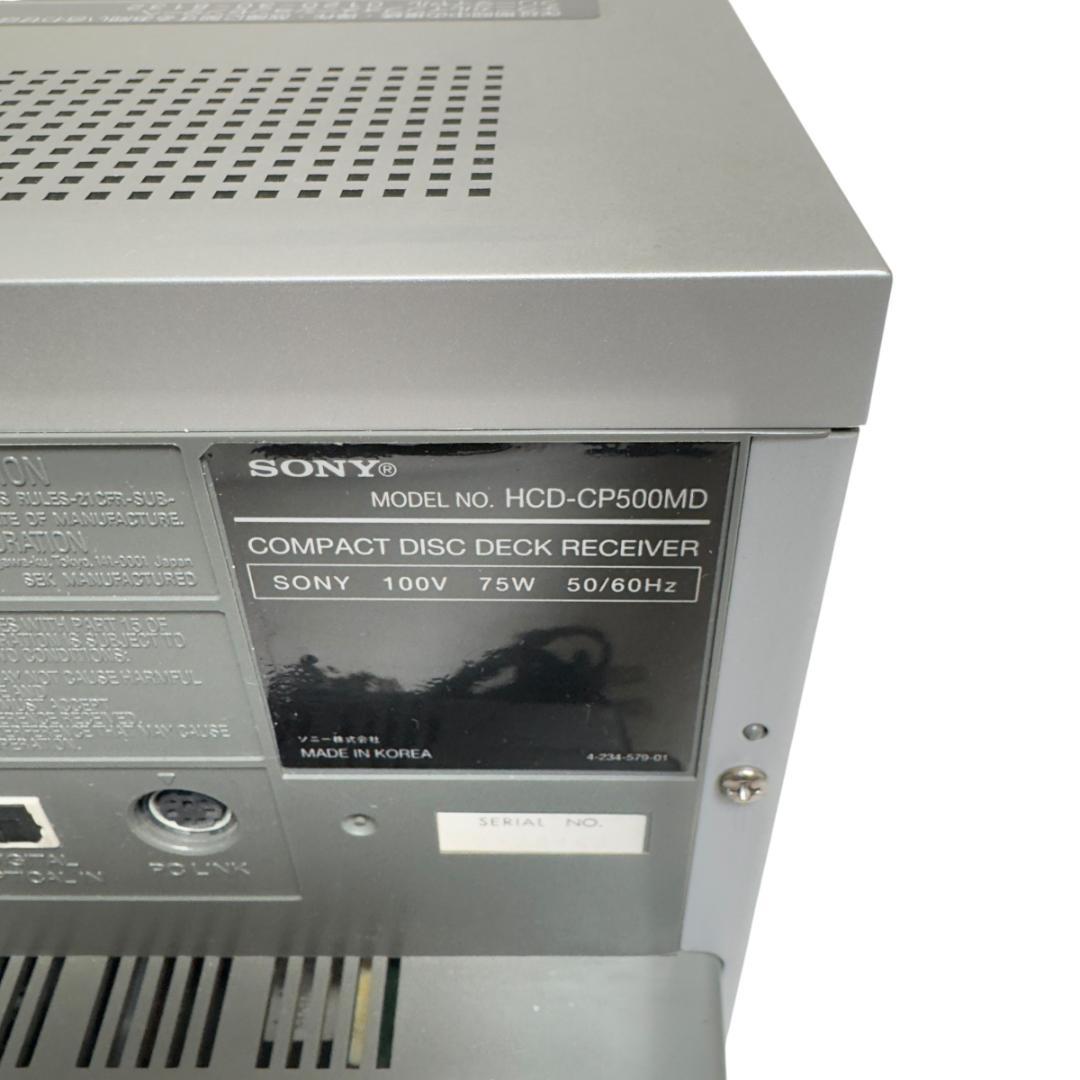 SONY CMT-J100 HCD-CP500MD CD MD システムコンポ