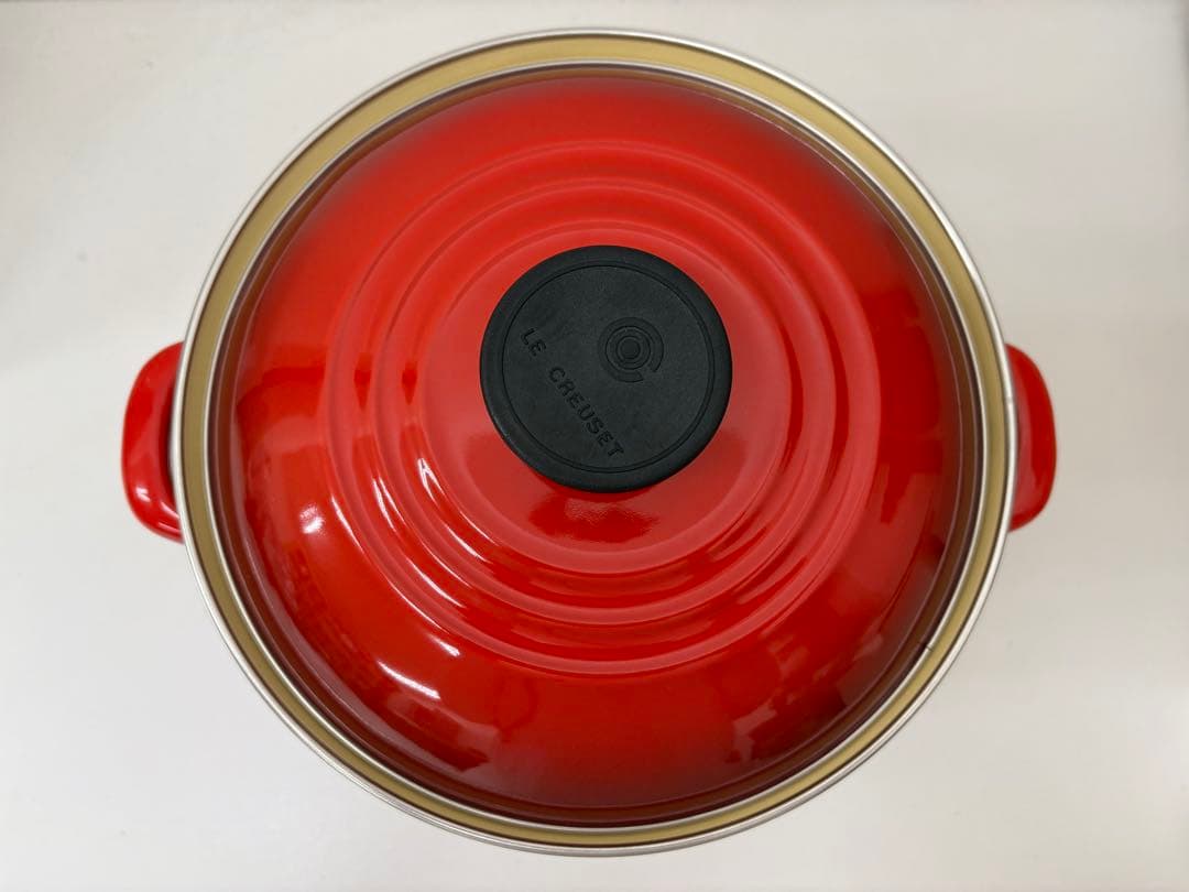 LE CREUSET レッド 両手鍋 20cm