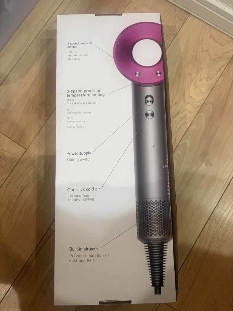 新品supersonic hairdryer 高濃度マイナスイオンヘアドライヤー