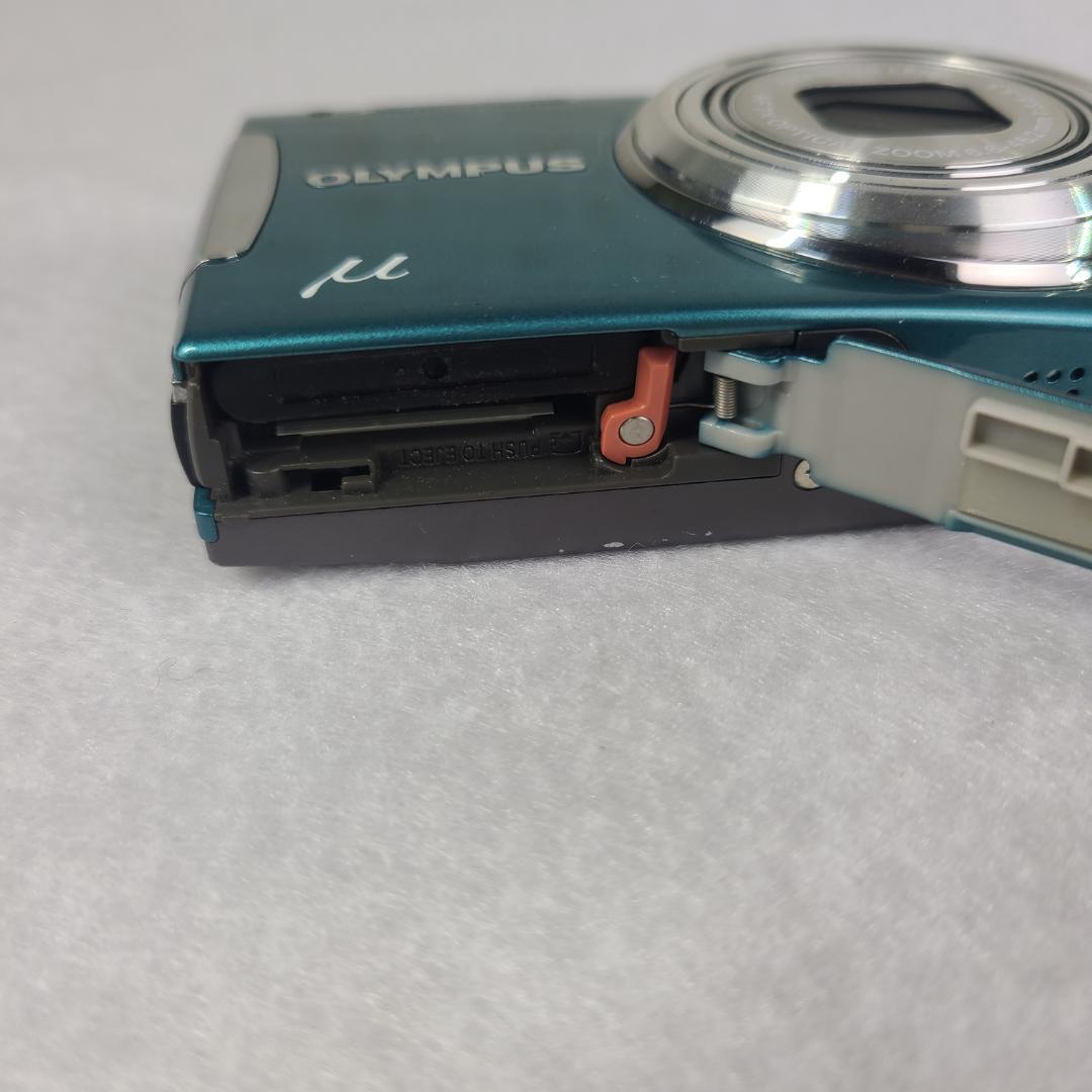 OLYMPUS オリンパス デジカメ u1060ブルー コンデジ　充電器付き