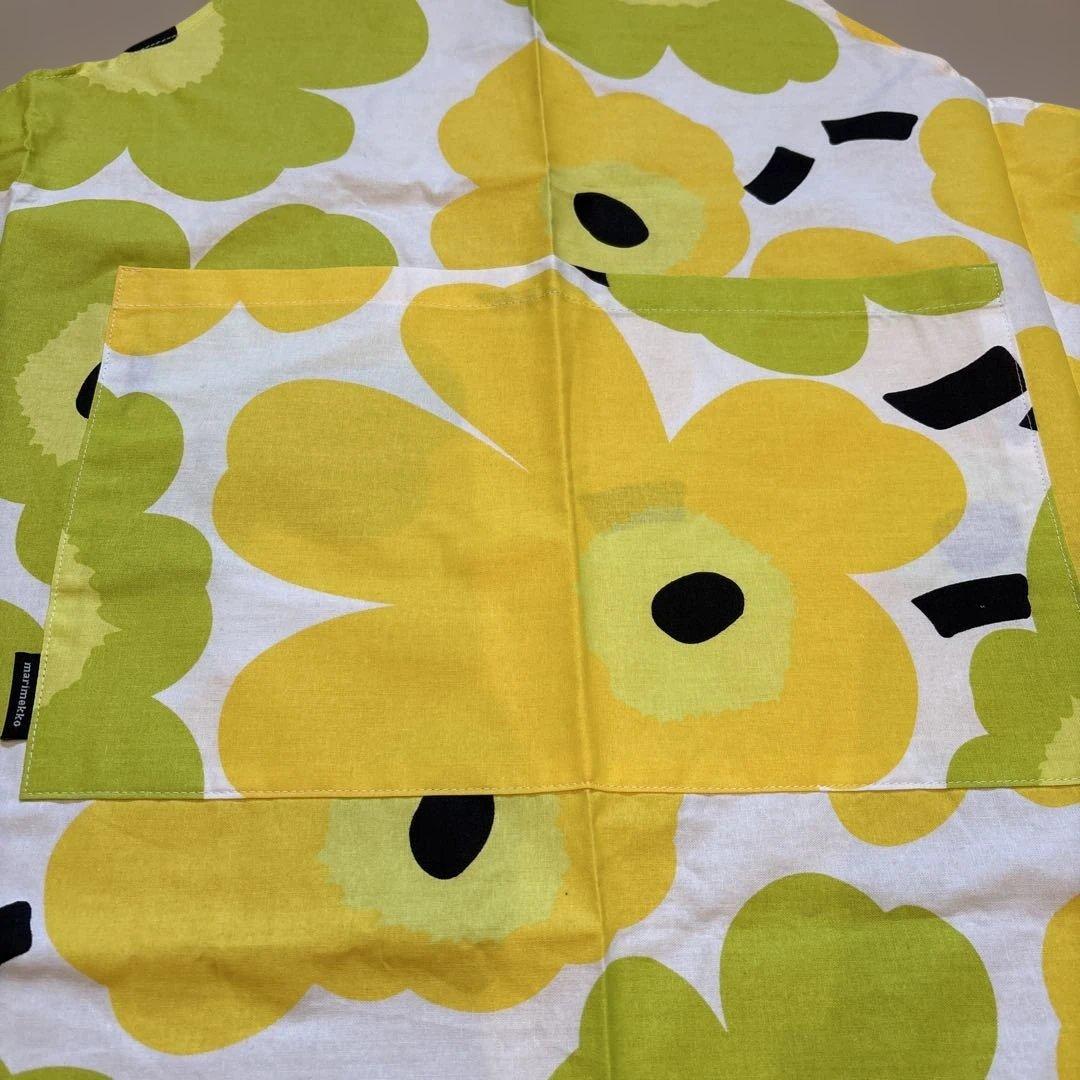 marimekko エプロン　ピエニ　ウニッコ　ビタミンカラー　新品