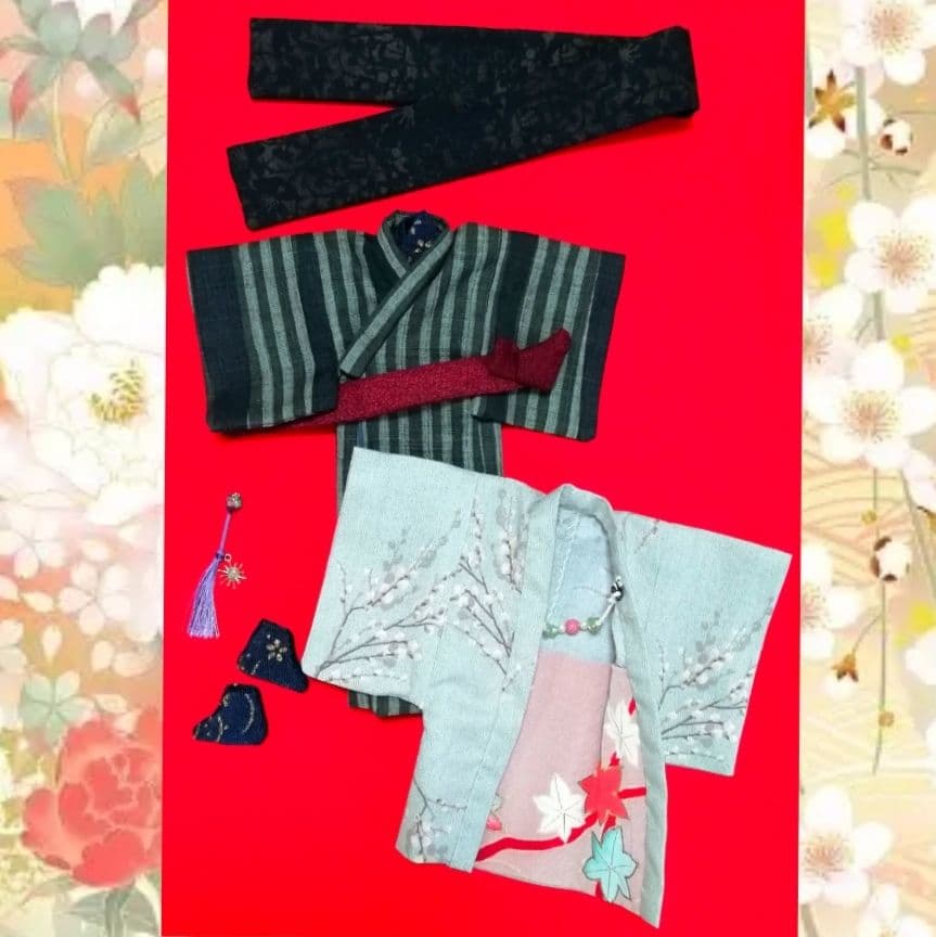 男の子　着物　羽織　アイシードール　ブライス