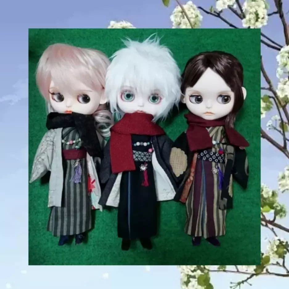 男の子　着物　羽織　アイシードール　ブライス