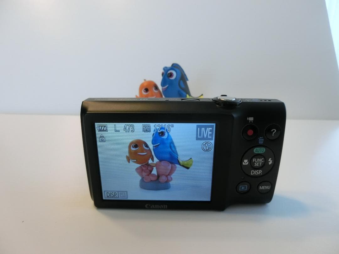 【新品、動作確認、実写有】Canon PowerShot A2300黒 コンデジ