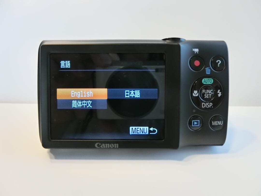 【新品、動作確認、実写有】Canon PowerShot A2300黒 コンデジ