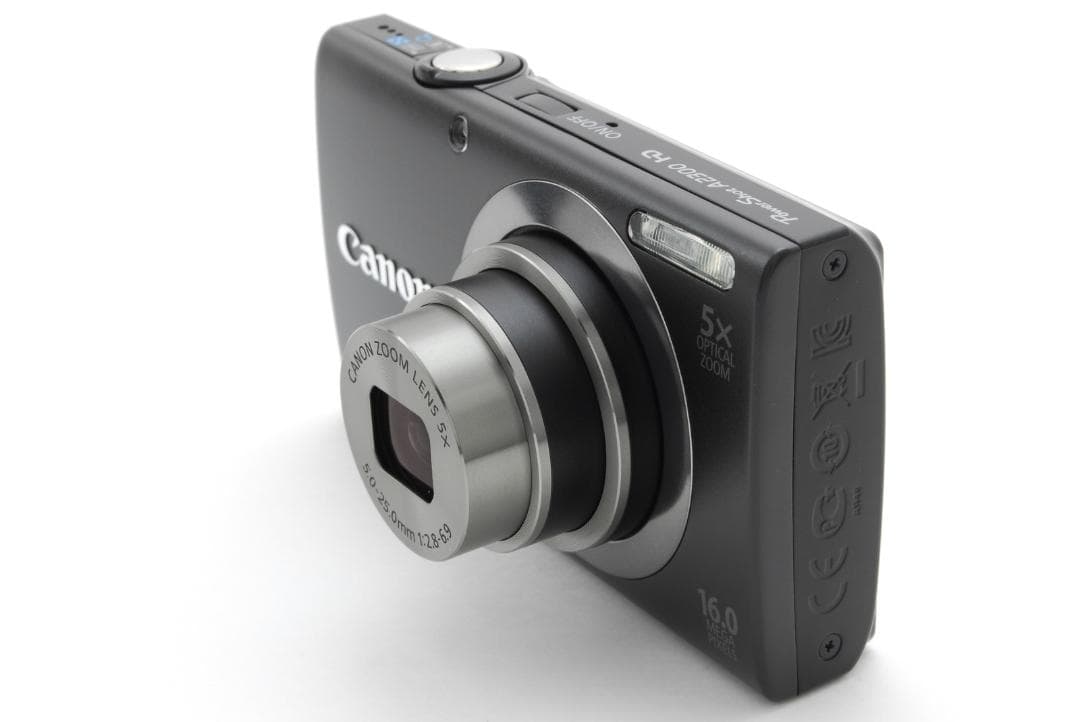 【新品、動作確認、実写有】Canon PowerShot A2300黒 コンデジ