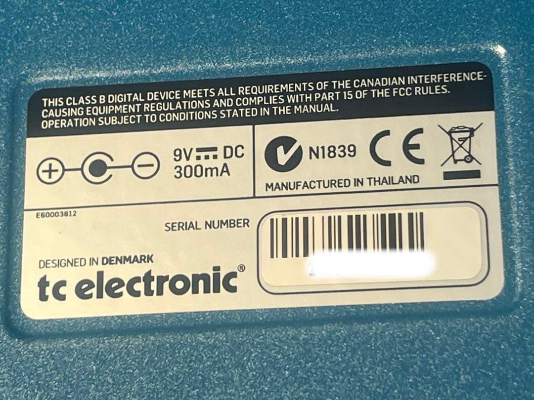 tc electronic FLASHBACK X4 ディレイ　ルーパー