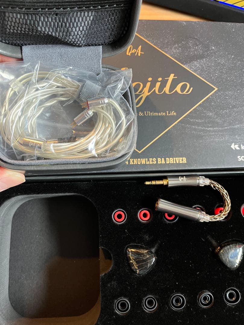 QoA NewMojito 有線イヤホン