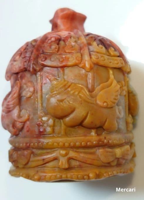 開運御守り　アラシャン瑪瑙　可愛いユニコーンのメリーゴーランド　④