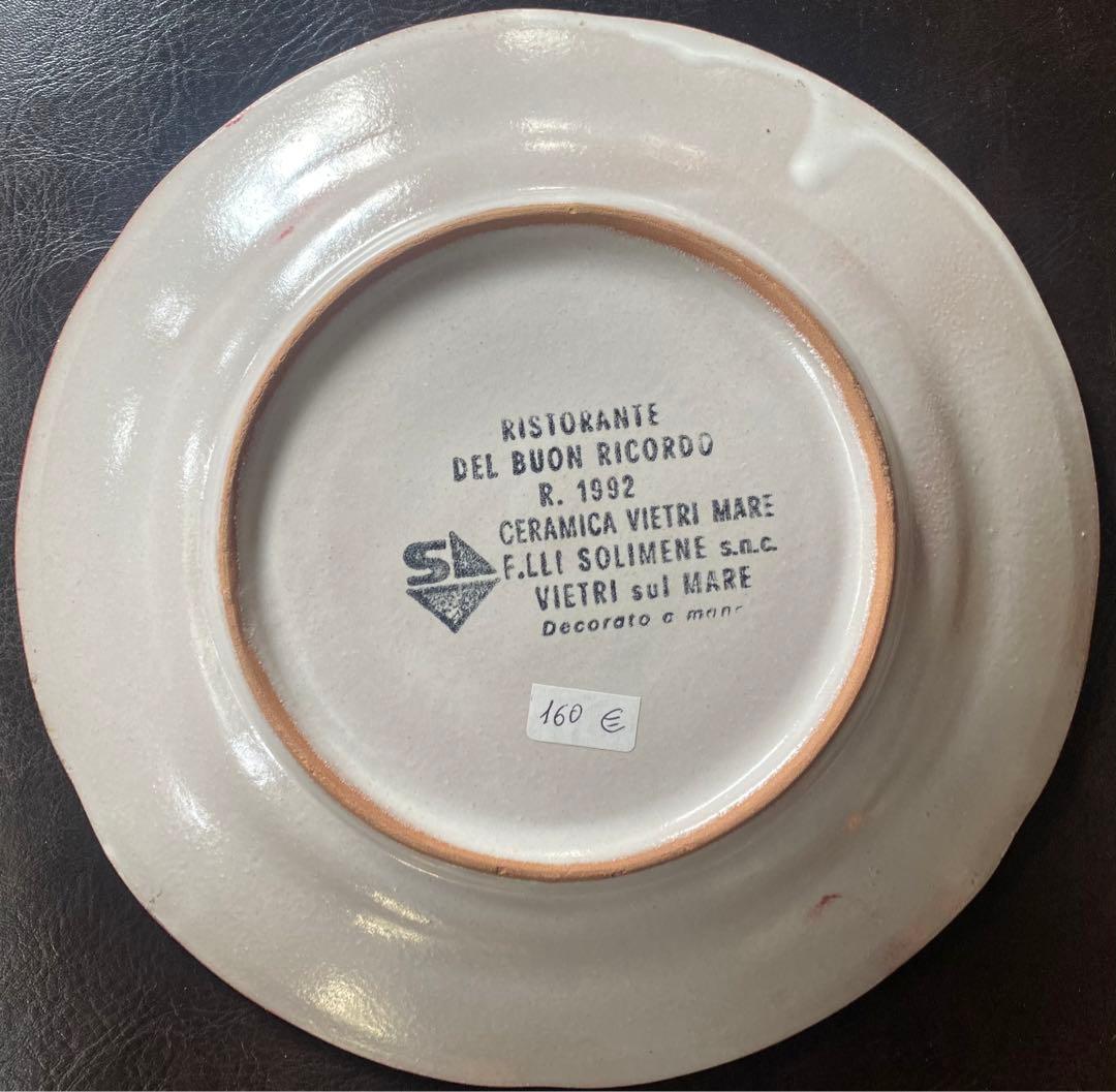 ブオンリコルド　イタリア製絵皿　1992 カポ　ミラッツォ