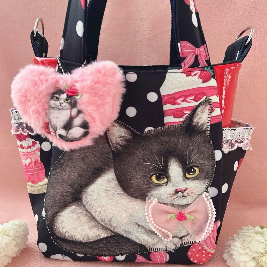 ゆ*ら様 ハチワレちゃん親子　リトル ヤーン ハンターズ　コヤンイサムチョン　ト